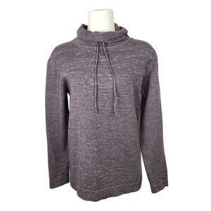 𝅺frank & Oak Gray Pullover Turtleneck Sweatshirt Small